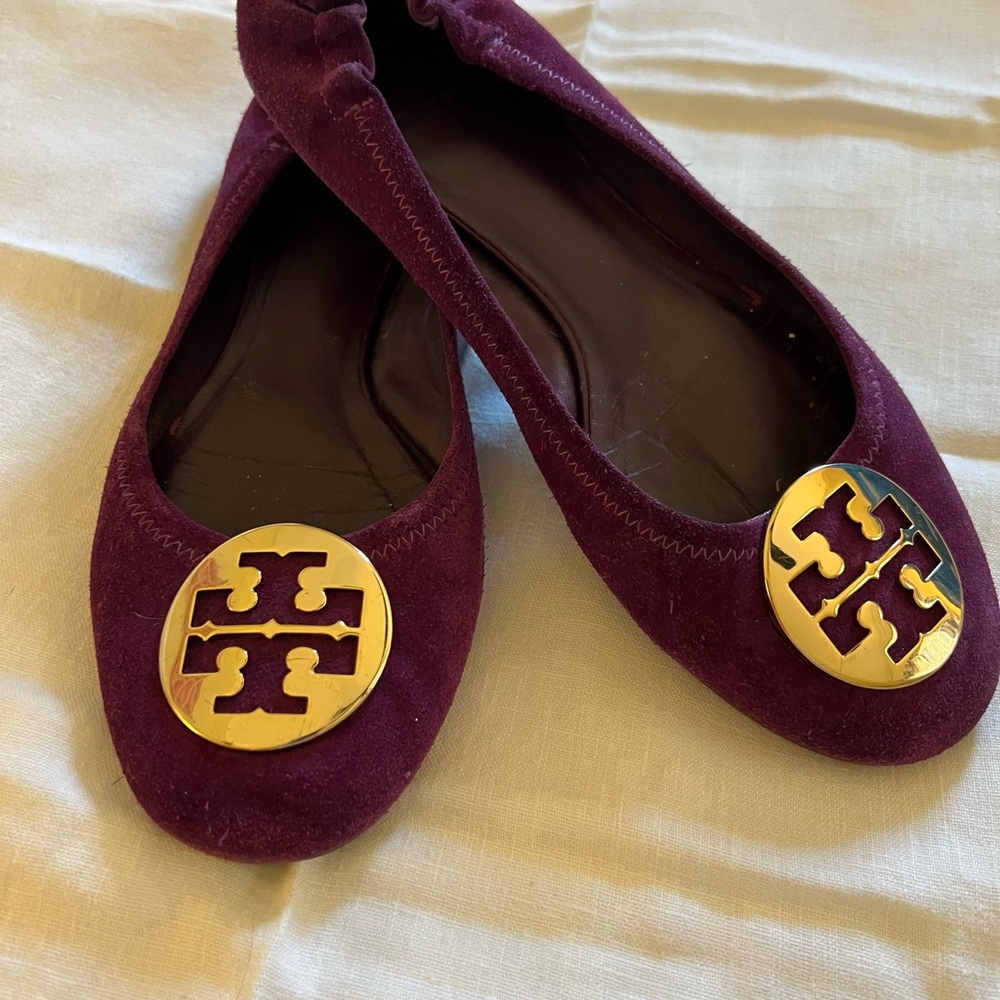 Purple Tory Burch Flats GUC 9.5